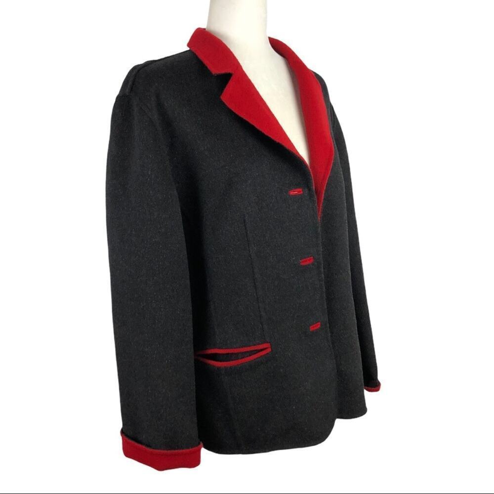 Pendleton Womens Reversible Colorblock Merino Woo… - image 5